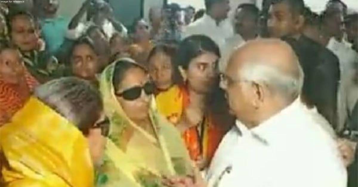 Gujarat CM visits families affected due to heavy rains in Jamnagar
